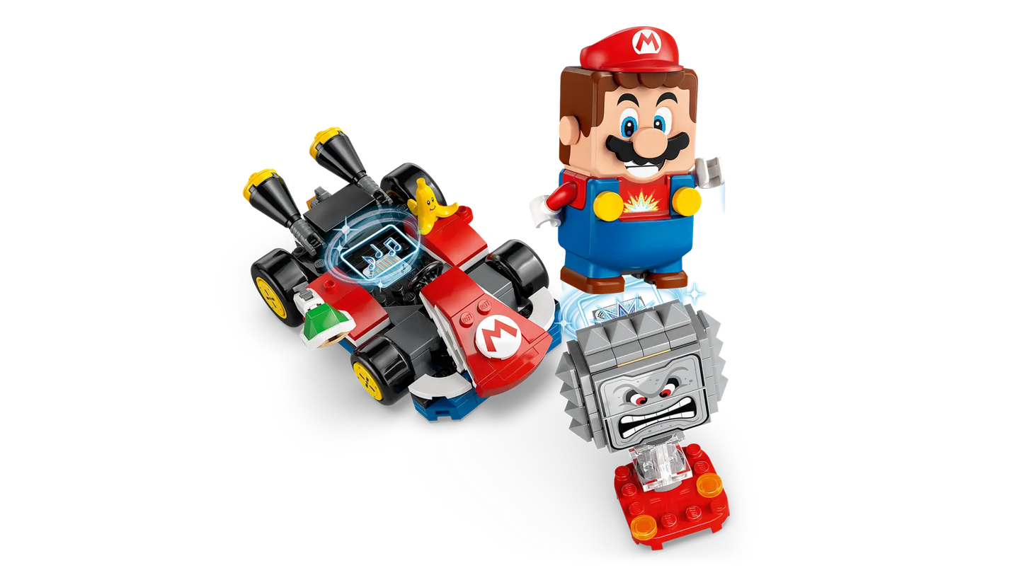 72043 LEGO Super Mario - Mario Kart™ – LEGO® Mario™ interattivo e Kart standard