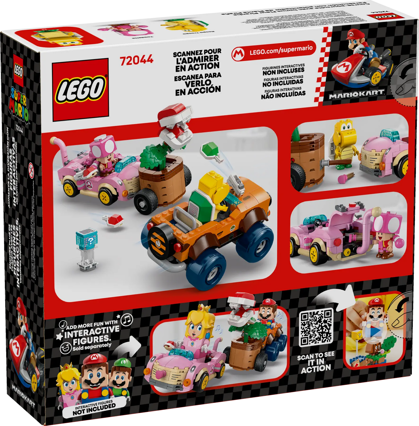 72044 LEGO Super Mario - Mario Kart™ – All'inseguimento della Pianta Piranha potenziata