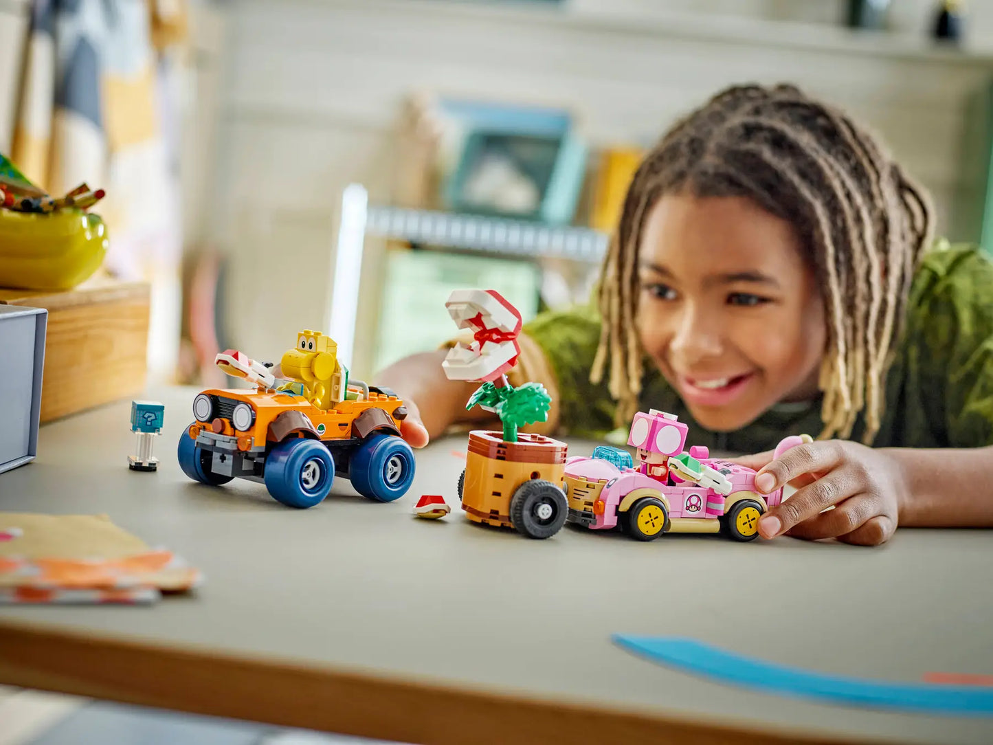 72044 LEGO Super Mario - Mario Kart™ – All'inseguimento della Pianta Piranha potenziata