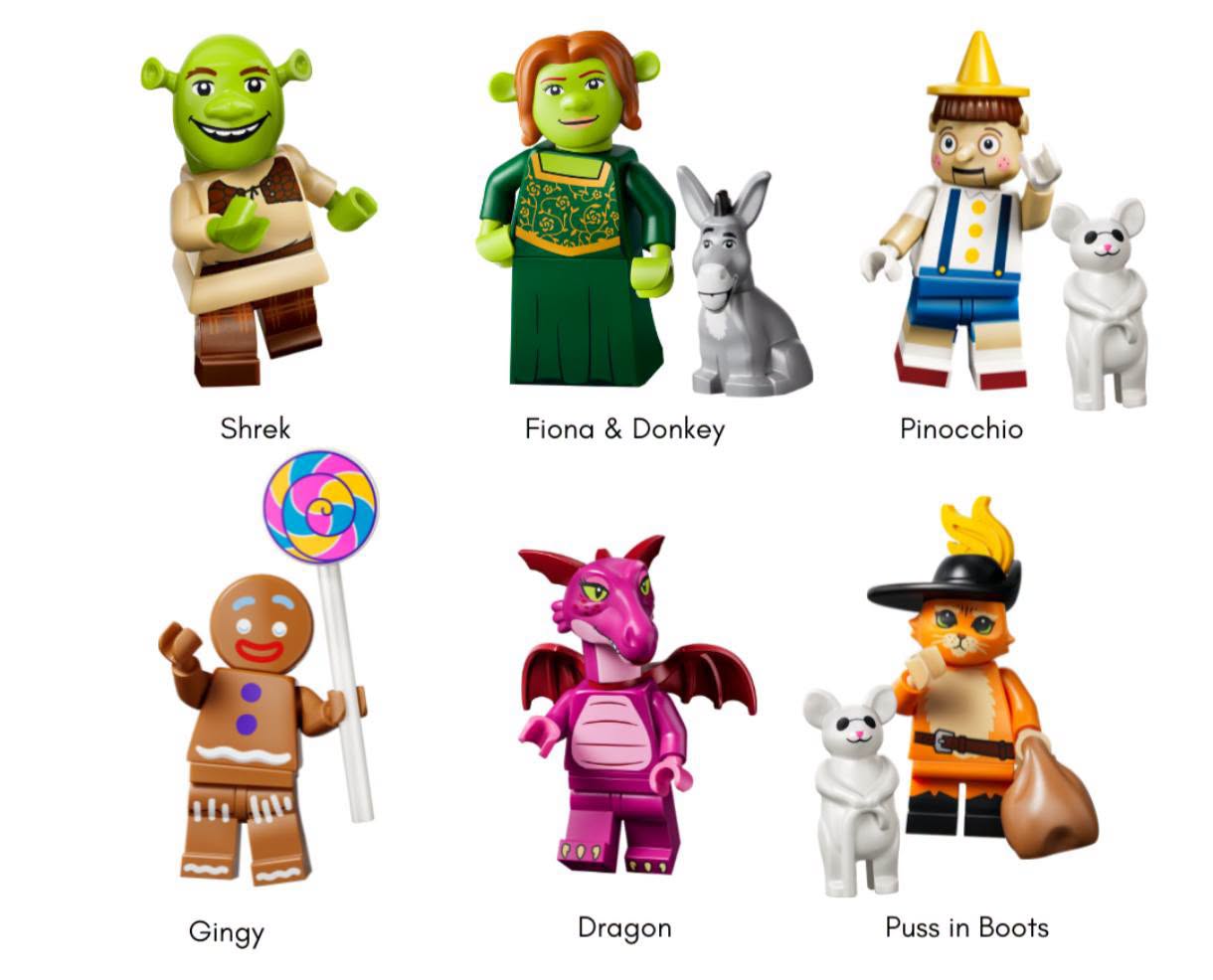 DISPONIBILE DA SETTEMBRE 2026 - 71053 LEGO Minifigures Serie Shrek - Box da 36 personaggi