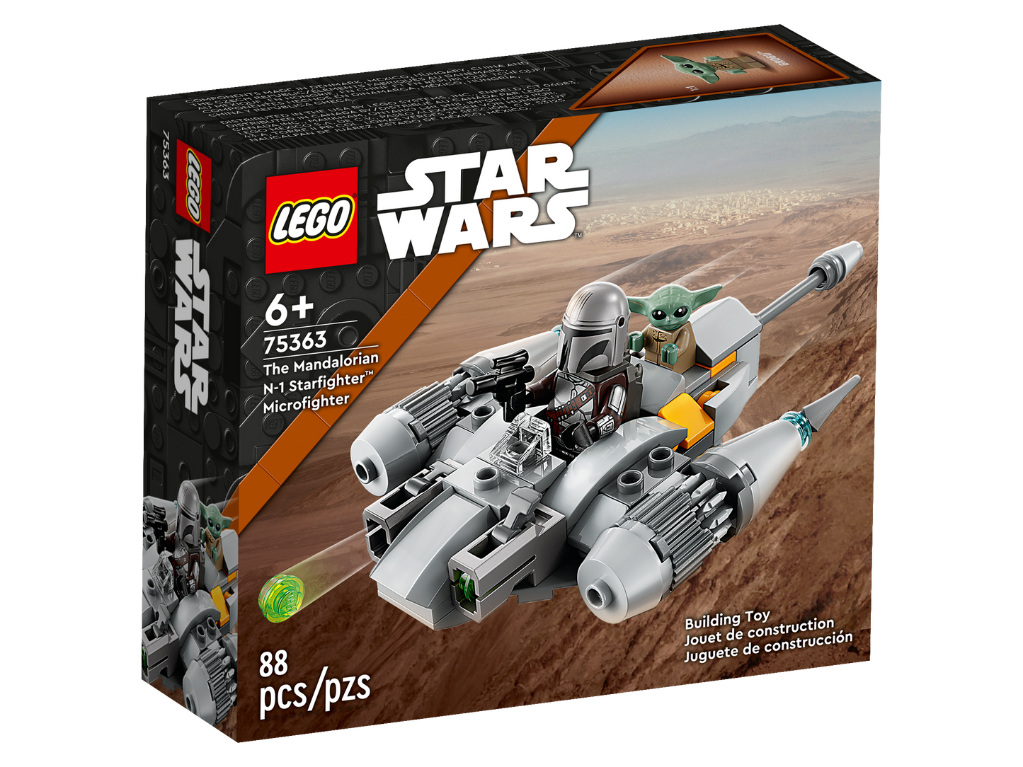 75363 LEGO Star Wars - Starfighter™ N-1 del Mandaloriano Microfighter
