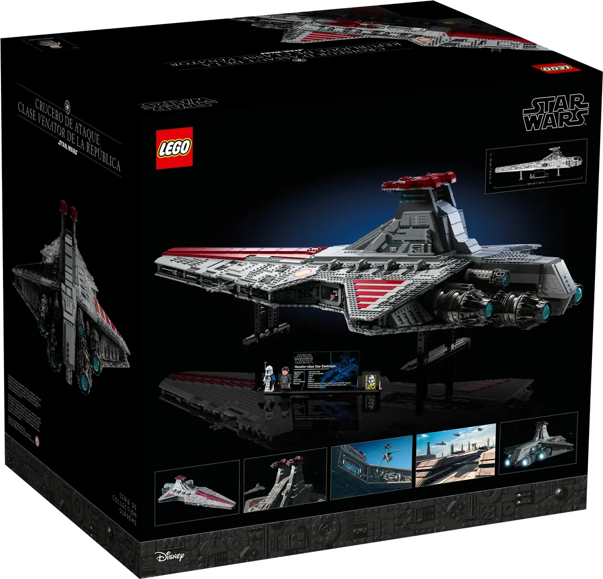 75367 LEGO Star Wars - Incrociatore d’attacco della Repubblica classe Venator