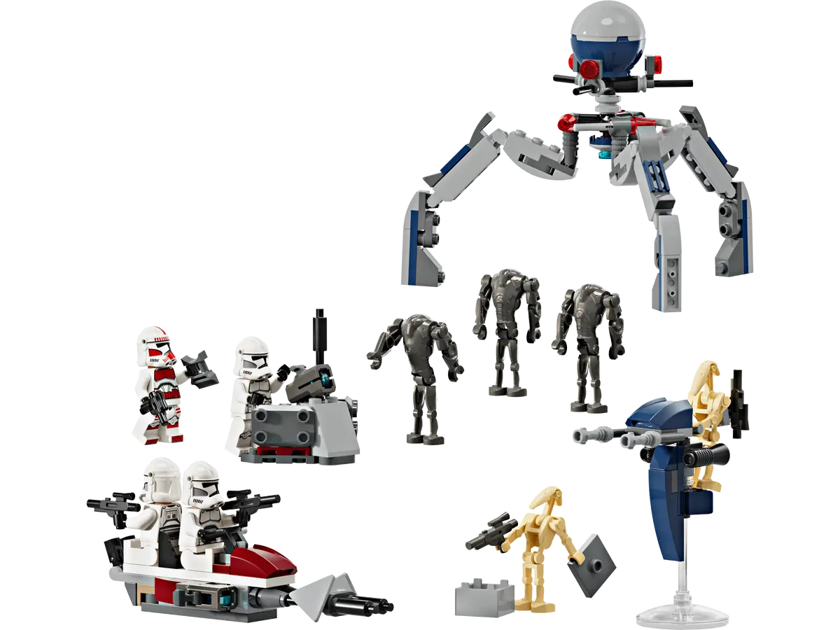 75372 LEGO Star Wars - Battle PACK Clone Trooper™ e Battle Droid™