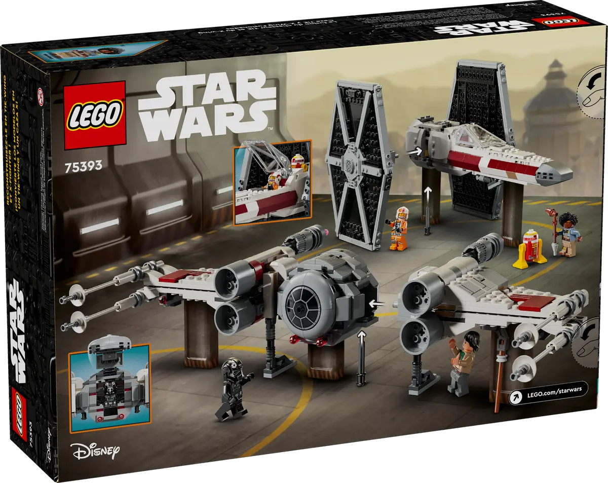 75393 LEGO Star Wars - Mash-up TIE Fighter e X-Wing