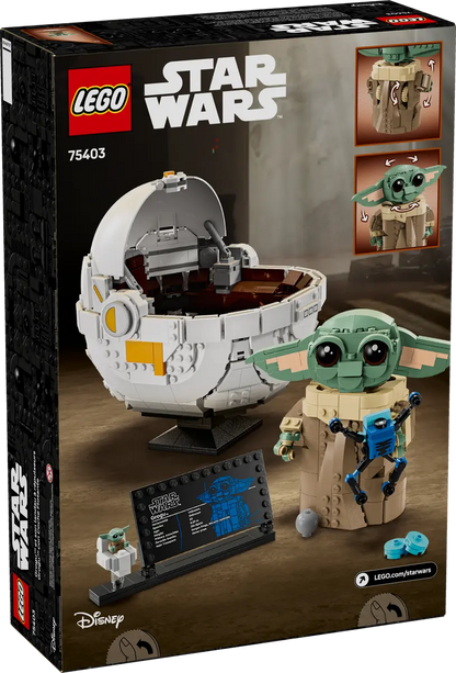 DISPONIBILE DA GENNAIO 2025 - 75403 LEGO Star Wars - Grogu™ e carrozzina