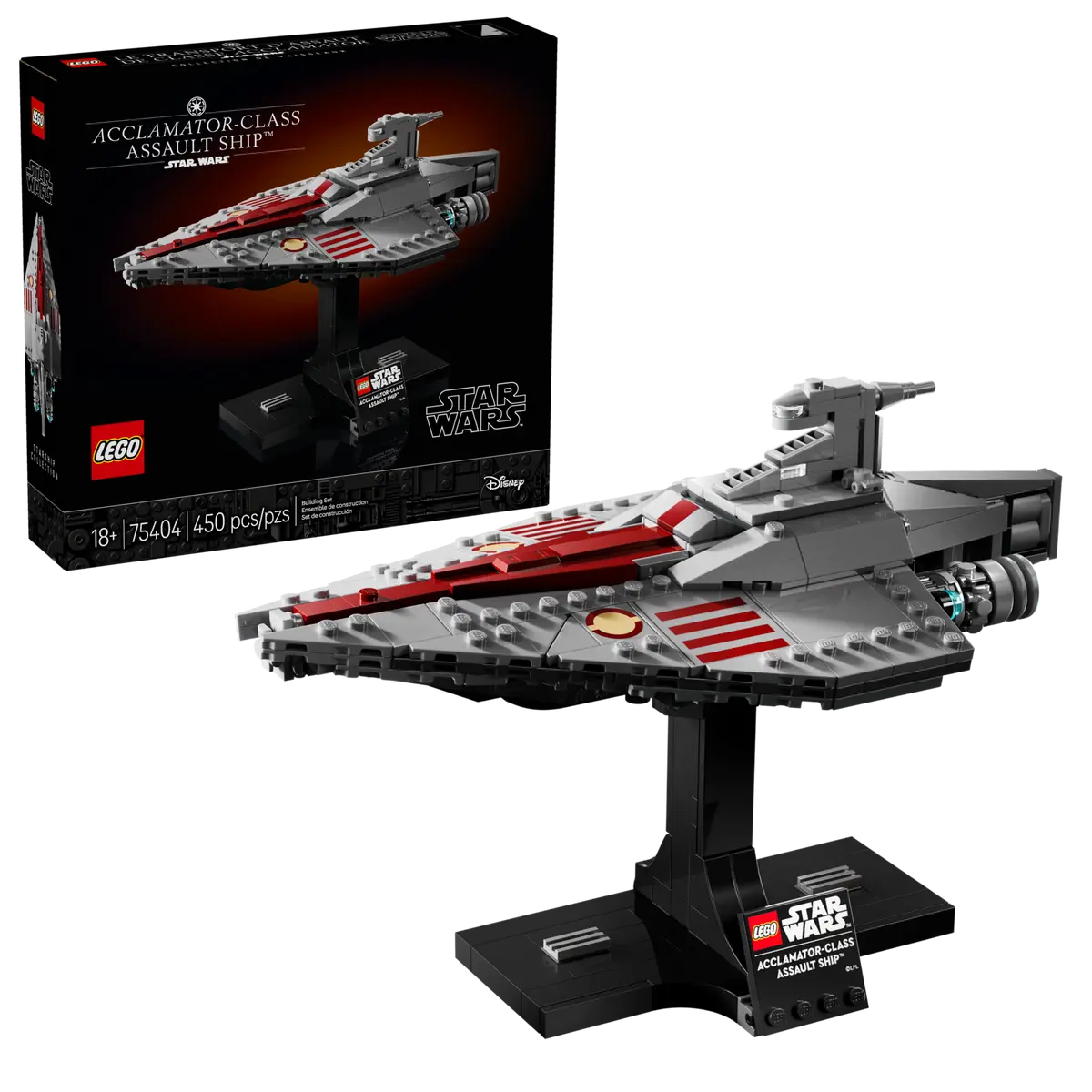 75404 LEGO Star Wars - Nave d’assalto di classe Acclamator