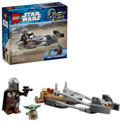 DISPONIBILE DA GENNAIO 2026 - 75436 LEGO Star Wars - Speeder Bike™ del Mandaloriano e di Grogu