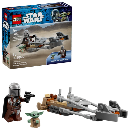 DISPONIBILE DA GENNAIO 2026 - 75436 LEGO Star Wars - Speeder Bike™ del Mandaloriano e di Grogu