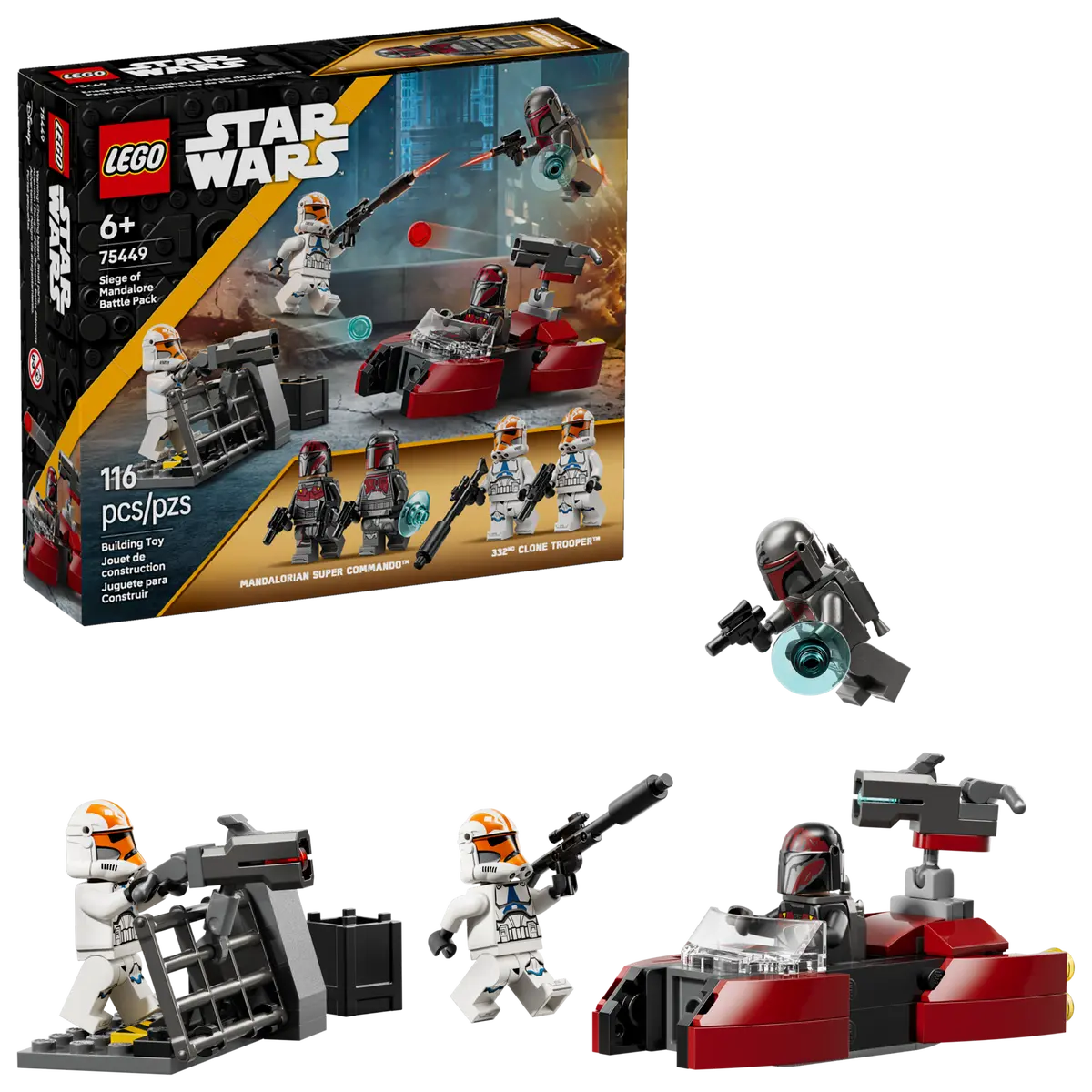 DISPONIBILE DA GENNAIO 2026 - 75449 LEGO Star Wars - Battle Pack Assedio di Mandalore