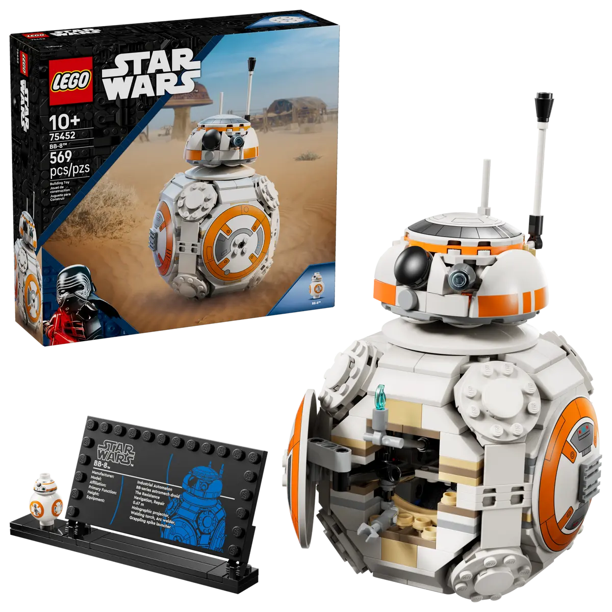 DISPONIBILE DA GENNAIO 2026 - 75452 LEGO Star Wars - Droide astromeccanico BB-8™