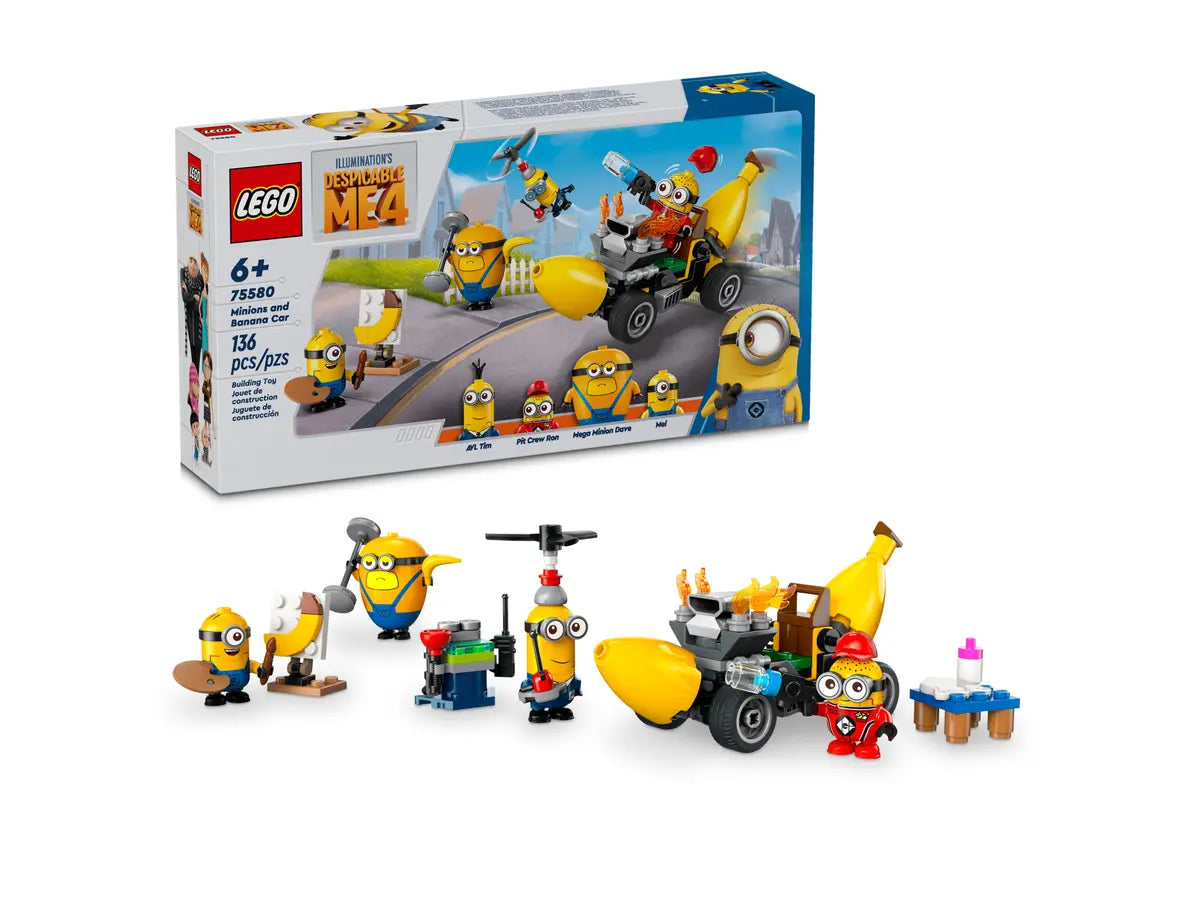 DISPONIBILE DA GIUGNO 2024 - LEGO Minions 75580 - I Minions e l’auto banana