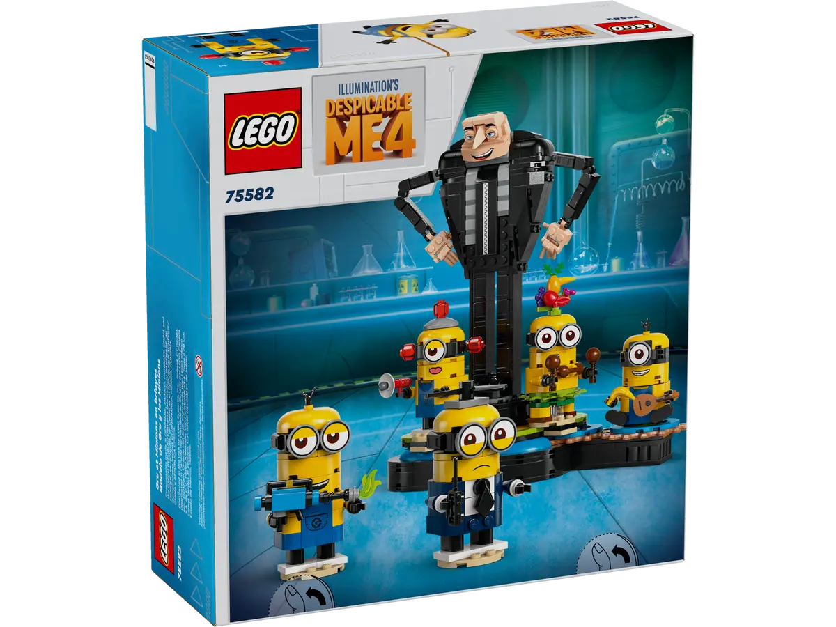 DISPONIBILE DA GIUGNO 2024 - LEGO Minions 75582 - Gru e Minions in mattoncini
