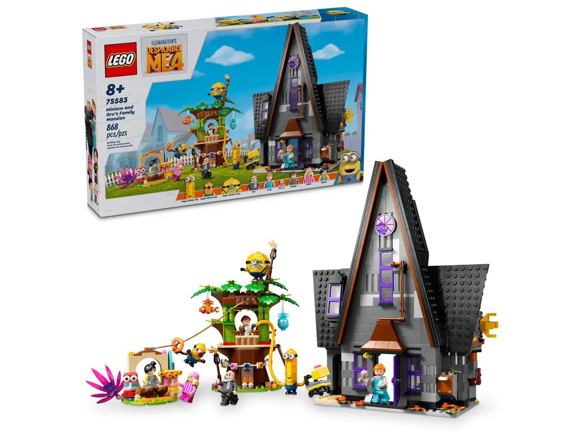 LEGO Minions 75583 - I Minions e la villa della famiglia di Gru