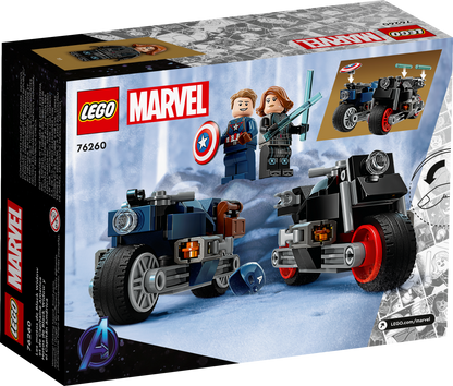 76260 LEGO Marvel Super Heroes - Motociclette di Black Widow e Captain America