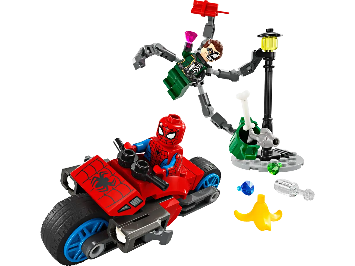 76275 LEGO Marvel Spiderman - Inseguimento sulla moto: Spider-Man vs. Doc Ock