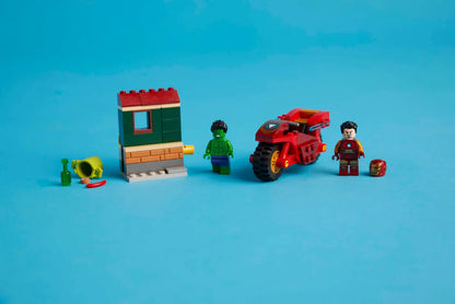 76287 LEGO Marvel - Iron Man con moto e The Hulk