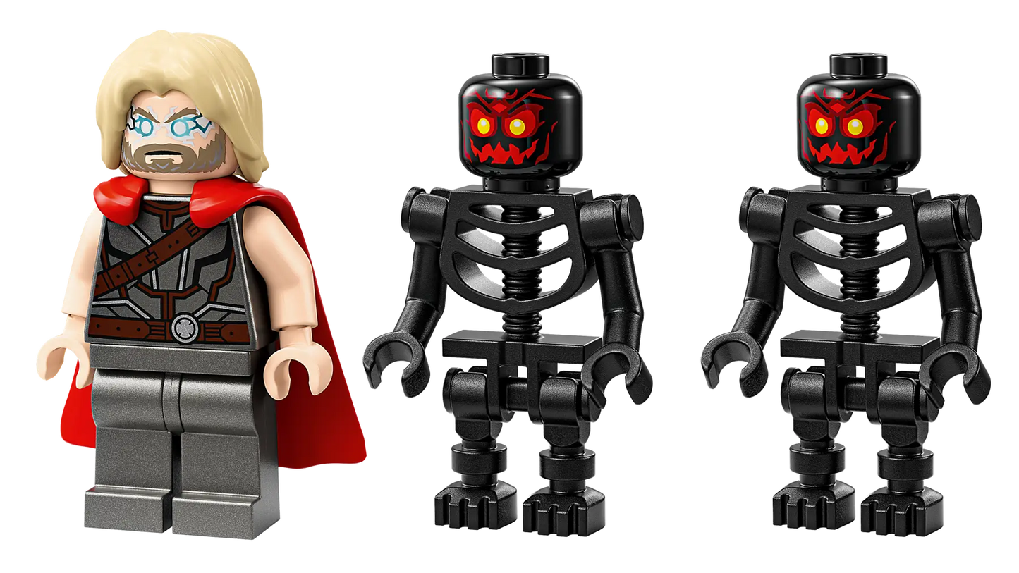 76289 ESCLUSIVA LEGO DC Super Heroes - Thor vs. personaggio costruibile di Surtur