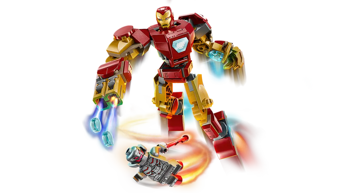 DISPONIBILE DA GENNAIO 2025 - 76307 LEGO Marvel - Mech di Iron Man contro Ultron