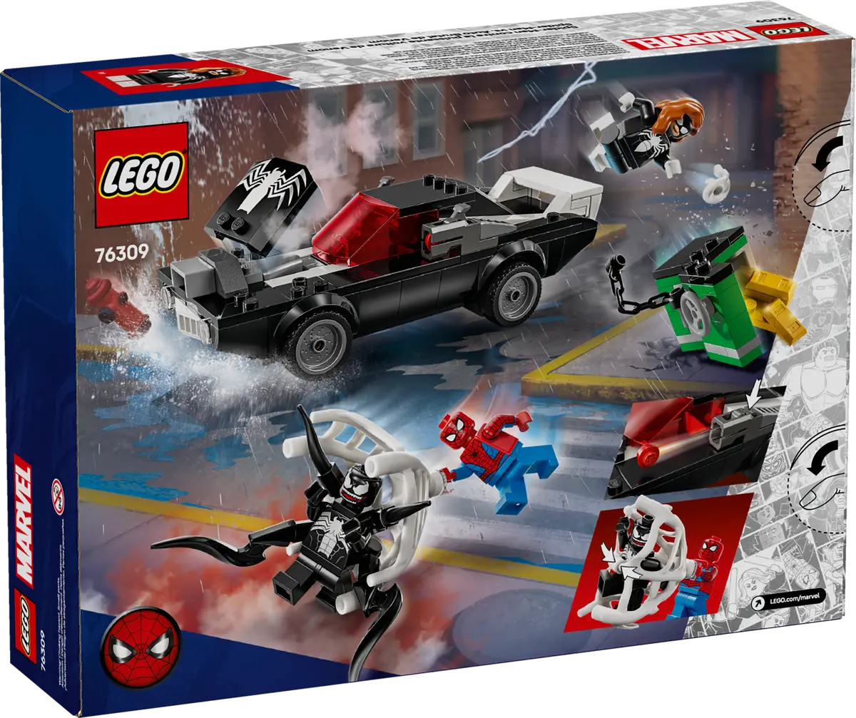 DISPONIBILE DA GENNAIO 2025 - 76309 LEGO Marvel - Spider-Man contro Muscle Car di Venom