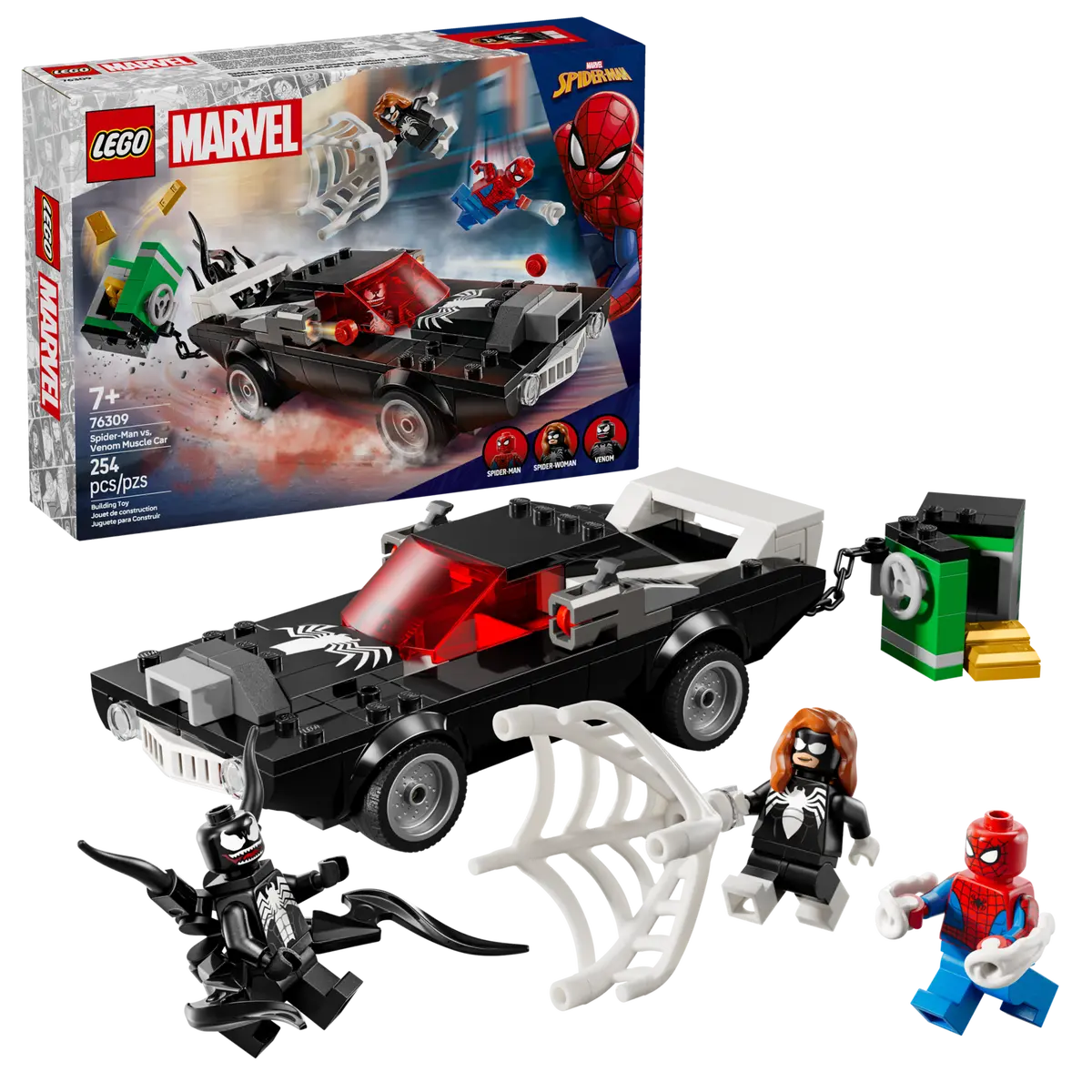 DISPONIBILE DA GENNAIO 2025 - 76309 LEGO Marvel - Spider-Man contro Muscle Car di Venom