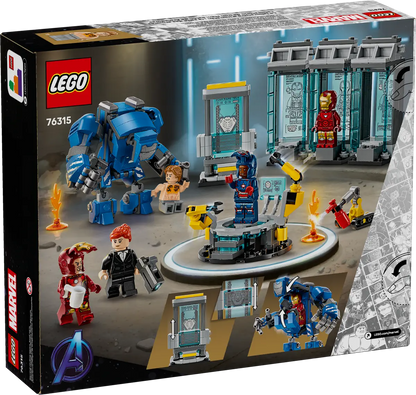 DISPONIBILE DA APRILE 2025 - 76315 LEGO Marvel - Laboratorio di Iron Man: Sala delle Armature