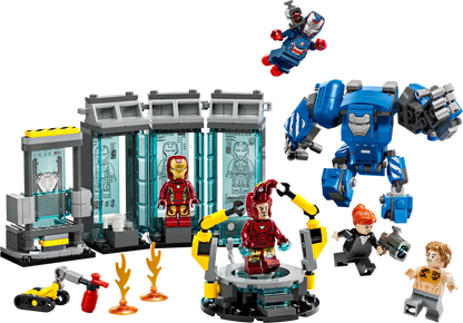 DISPONIBILE DA APRILE 2025 - 76315 LEGO Marvel - Laboratorio di Iron Man: Sala delle Armature
