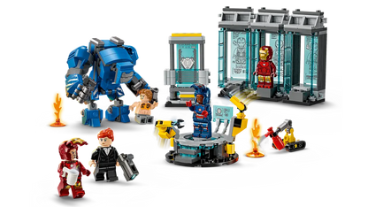 DISPONIBILE DA APRILE 2025 - 76315 LEGO Marvel - Laboratorio di Iron Man: Sala delle Armature