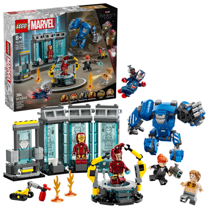 DISPONIBILE DA APRILE 2025 - 76315 LEGO Marvel - Laboratorio di Iron Man: Sala delle Armature