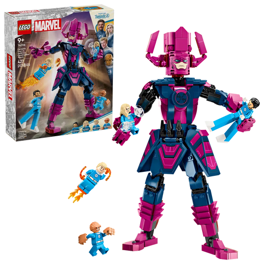 DISPONIBILE DA GIUGNO 2025 - 76316 LEGO Marvel - Fantastici Quattro contro personaggio costruibile di Galactus