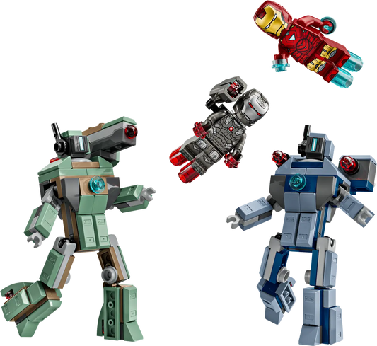 DISPONIBILE DA AGOSTO 2025 - 76322 LEGO Marvel - Iron Man e War Machine contro i droni di Hammer