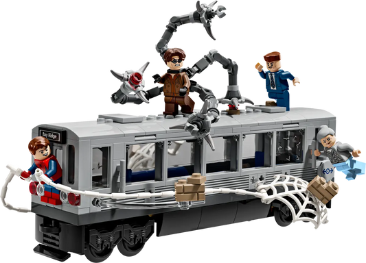DISPONIBILE DA AGOSTO 2025 - 76321 LEGO Marvel - Spider-Man contro Doc Ock: duello sul treno