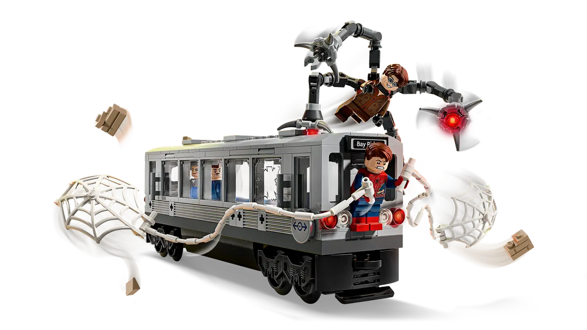 76321 LEGO Marvel - Spider-Man contro Doc Ock: duello sul treno