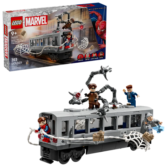 DISPONIBILE DA AGOSTO 2025 - 76321 LEGO Marvel - Spider-Man contro Doc Ock: duello sul treno