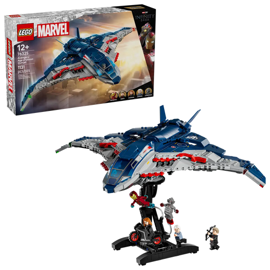 DISPONIBILE DA AGOSTO 2025 - 76325 LEGO Marvel - Quinjet Avengers: Age of Ultron