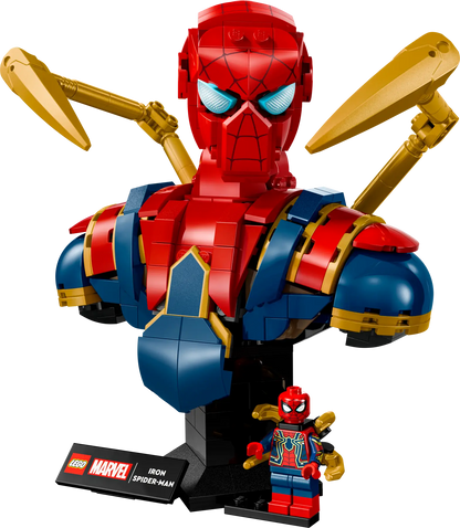 DISPONIBILE DA AGOSTO 2025 - 76326 LEGO Marvel - Busto di Iron Spider-Man