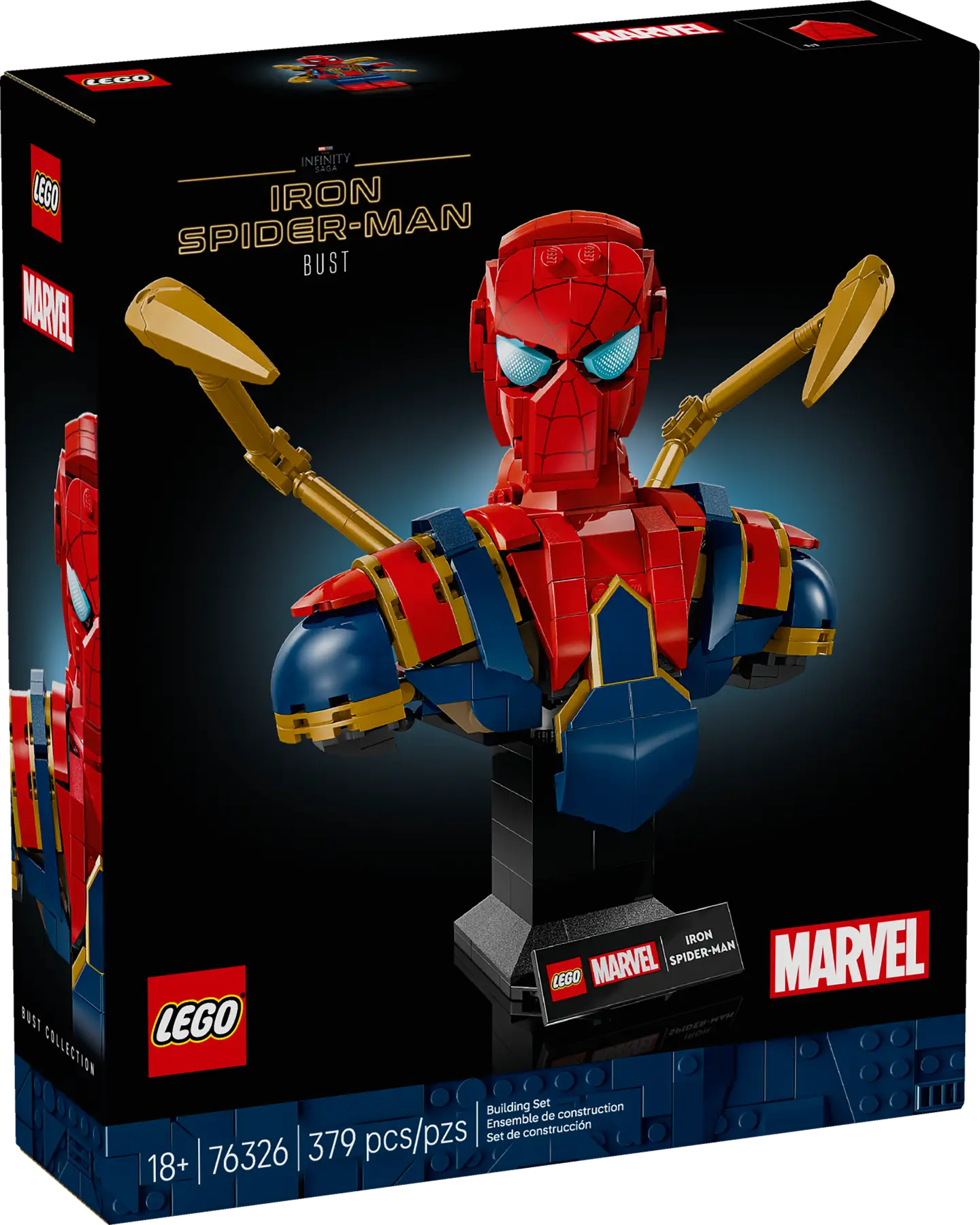 DISPONIBILE DA AGOSTO 2025 - 76326 LEGO Marvel - Busto di Iron Spider-Man