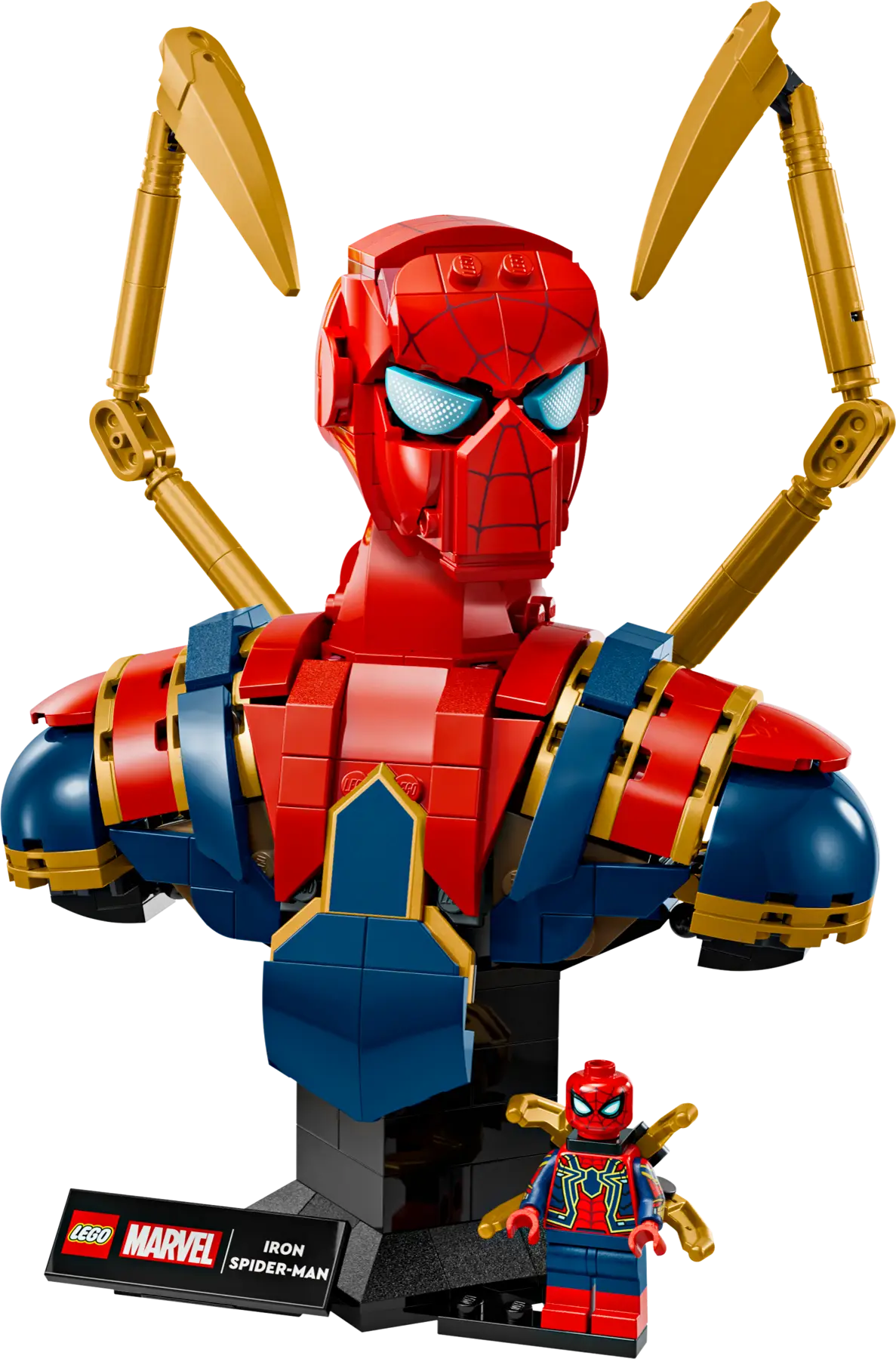 DISPONIBILE DA AGOSTO 2025 - 76326 LEGO Marvel - Busto di Iron Spider-Man