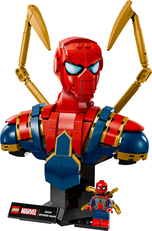 DISPONIBILE DA AGOSTO 2025 - 76326 LEGO Marvel - Busto di Iron Spider-Man