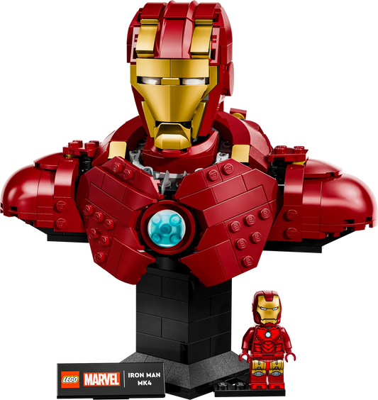 DISPONIBILE DA GIUGNO 2025 - 76327 LEGO Marvel - Busto di Iron Man MK4
