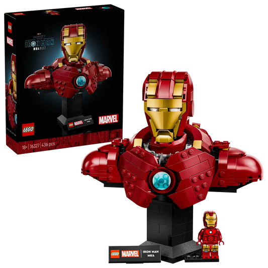 DISPONIBILE DA GIUGNO 2025 - 76327 LEGO Marvel - Busto di Iron Man MK4