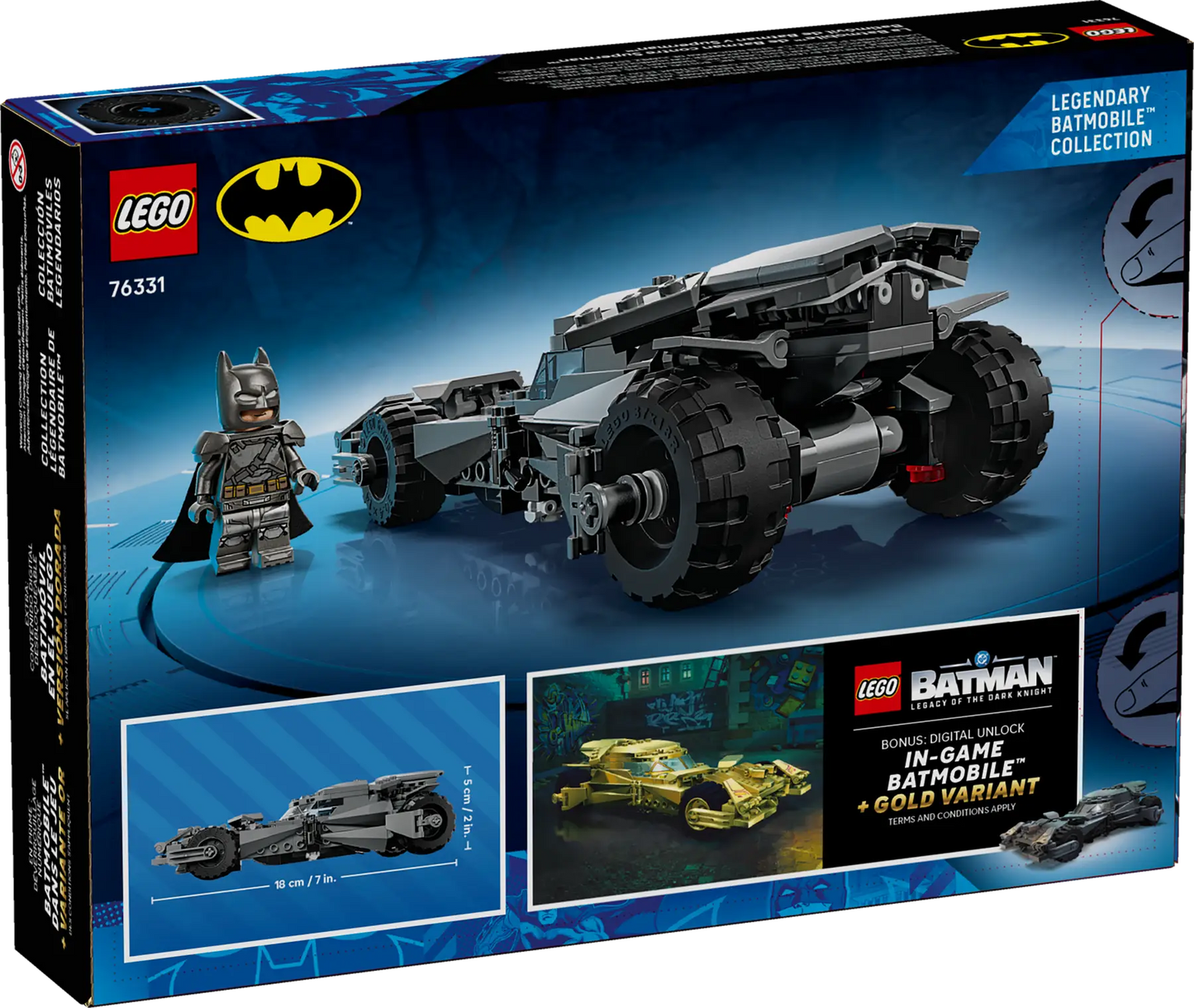 DISPONIBILE DA MARZO 2026 - 76331 LEGO DC Super Heroes - Batman v Superman™ Batmobile™