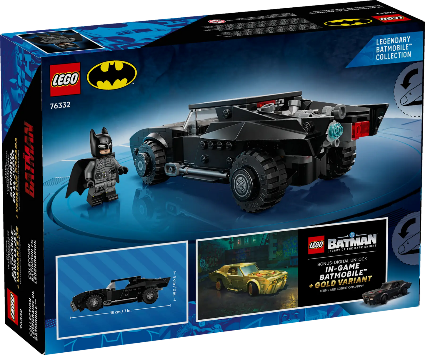 DISPONIBILE DA MARZO 2026 - 76332 LEGO DC Super Heroes - Batmobile™ di Batman™