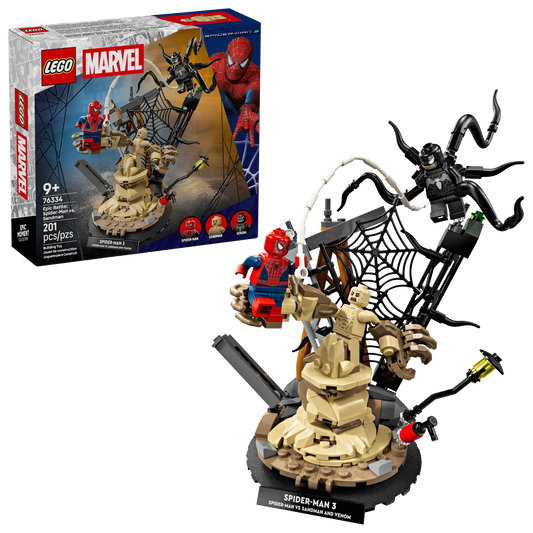 DISPONIBILE DA GENNAIO 2026 - 76334 LEGO Marvel - Battaglia epica: Spider-Man vs. Sandman