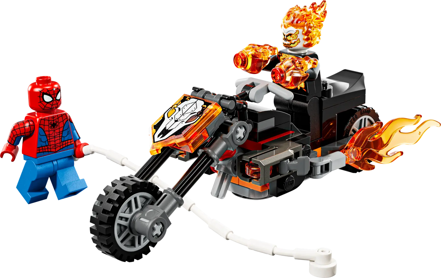 DISPONIBILE DA GENNAIO 2026 - 76335 LEGO Marvel - Spider-Man vs. Ghost Rider in motocicletta