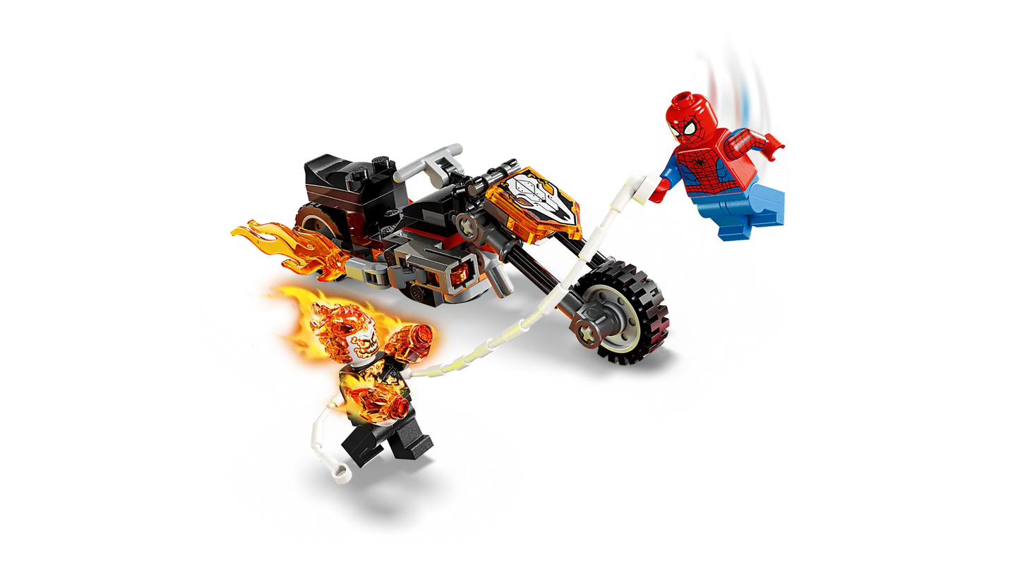 DISPONIBILE DA GENNAIO 2026 - 76335 LEGO Marvel - Spider-Man vs. Ghost Rider in motocicletta