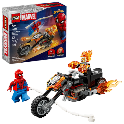 DISPONIBILE DA GENNAIO 2026 - 76335 LEGO Marvel - Spider-Man vs. Ghost Rider in motocicletta