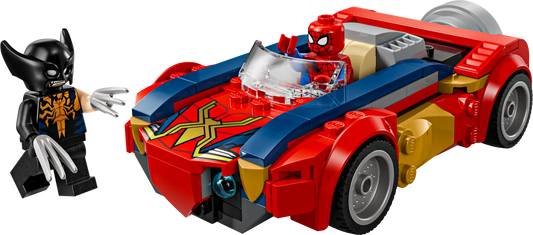 DISPONIBILE DA GENNAIO 2026 - 76336 LEGO Marvel - Auto di Spider-Man vs. Venomized Wolverine