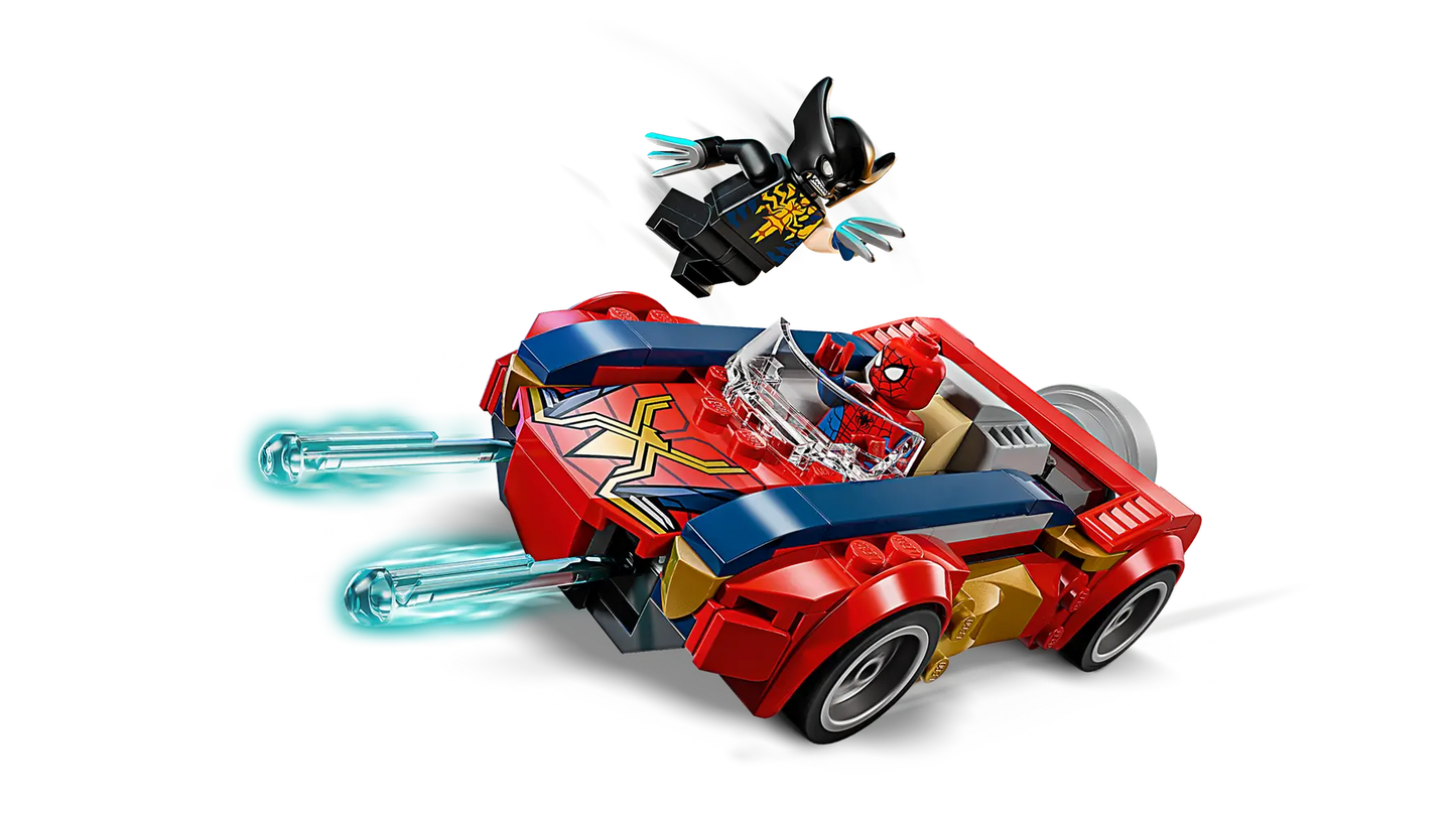DISPONIBILE DA GENNAIO 2026 - 76336 LEGO Marvel - Auto di Spider-Man vs. Venomized Wolverine