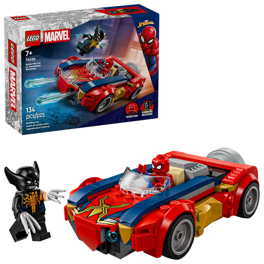 DISPONIBILE DA GENNAIO 2026 - 76336 LEGO Marvel - Auto di Spider-Man vs. Venomized Wolverine