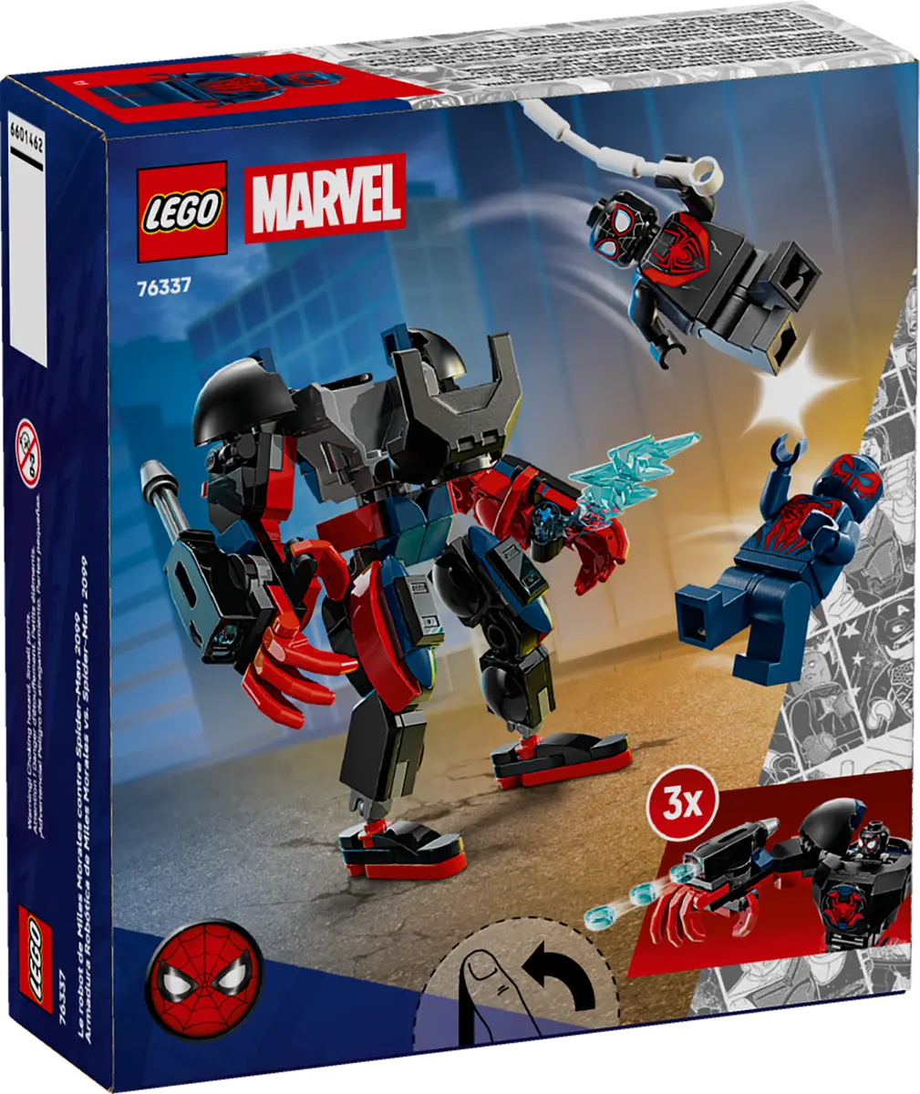 DISPONIBILE DA GENNAIO 2026 - 76337 LEGO Marvel - Mech di Miles Morales vs. Spider-Man 2099